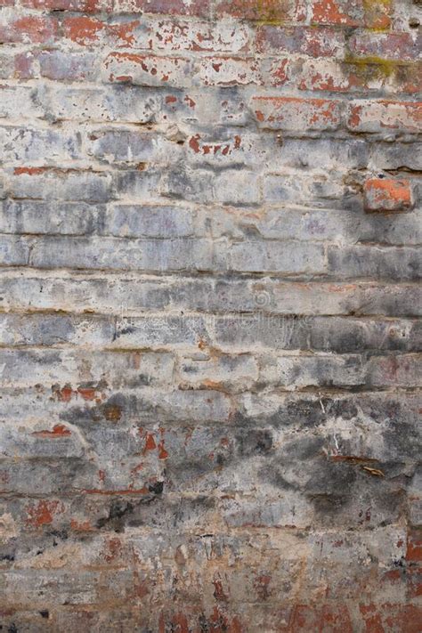 Closeup Of Weathered Brick Wall Texture Stock Image Image Of