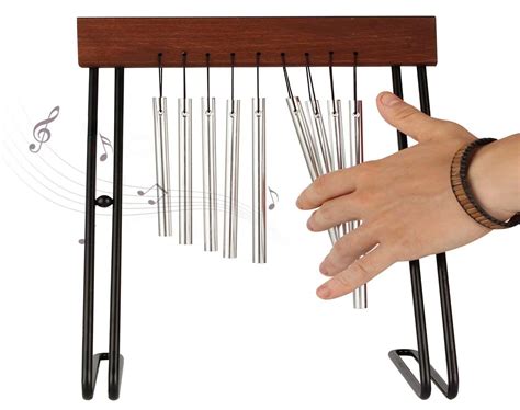 Buy Table Top Bar Chime Single Row Musical Percussion Instrument With