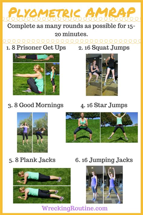 9 Plyometric Workouts You Can Do Almost Anywhere Wrecking Routine