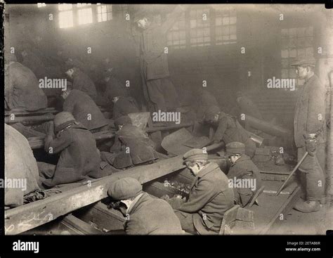 Pennsylvania Coal Breakers Breaker Boys 1912 Stock Photo Alamy