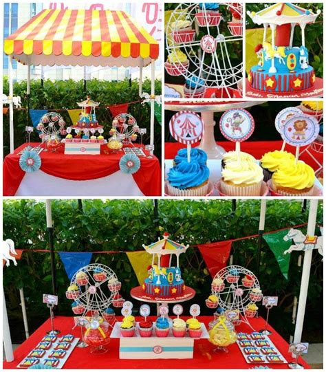 Carnival Themed Birthday Party With So Many Cute Ideas Via Karas Party
