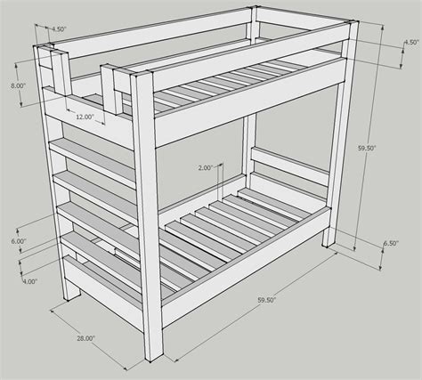 Bunk Bed Dimensions Anthropometric Measures Bunk Bed Dimensions