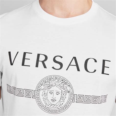 Versace Medusa T Shirt Men Regular Fit T Shirts Flannels