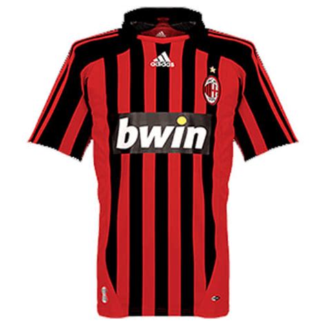 Retro Ac Milan Home Football Shirt 0708 Soccerlord