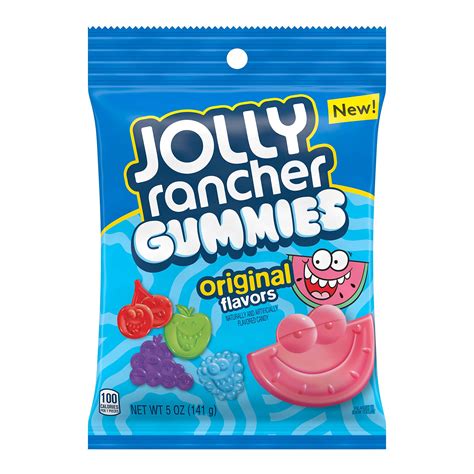 Jolly Rancher Gummies Original Fruit Flavors Vegan 141g American