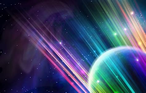 Wallpaper Sunlight Colorful Digital Art Planet Space Art Circle