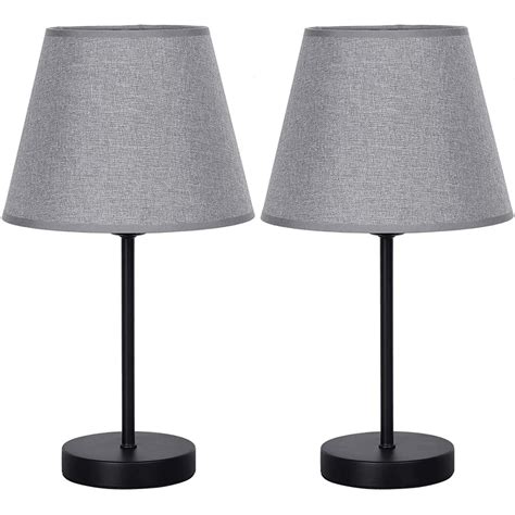 Small Table Lamps Vintage Bedside Nightstand Lamps Set Of 2 For