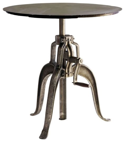These legs are handmade from 3/16 steel. Fuller Industrial Style Crank Metal Adjustable Bar Dining ...