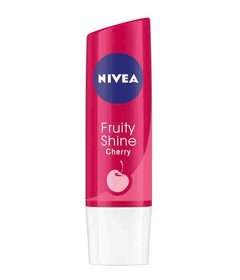 Pamper your lips with its gentle care and long lasting moisturization* to get soft and smooth lips*. Nivea Fruity Shine Cherry Lip Balm 4.8 G: Buy Nivea Fruity ...