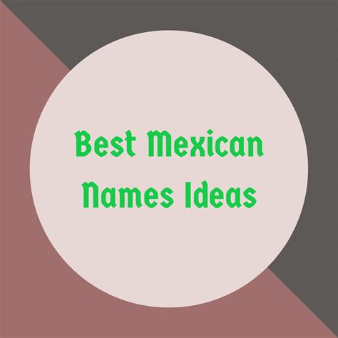453 Best Mexican Names Ideas For Boys And Girls 2021 Tik Tok Tips
