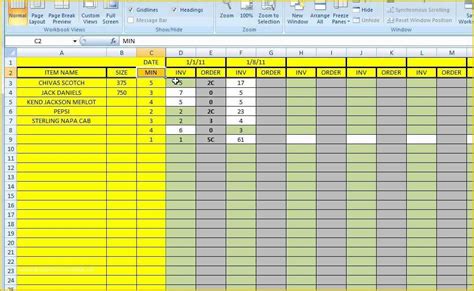 Warehouse Inventory Excel Template Free Download Of Inventory Control