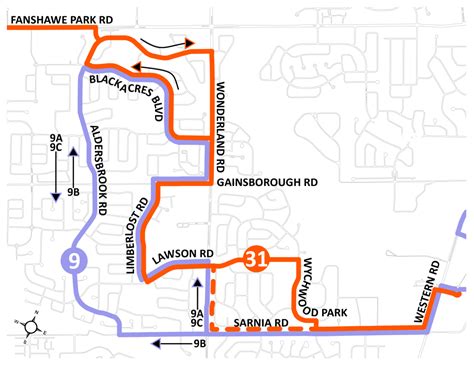 Route 9 And Route 31 Changes September 1 2019 London Transit Commission