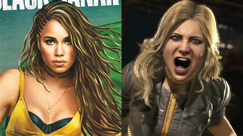 How Birds Of Preys Black Canary Was Inspired By Injustice 2 Ign