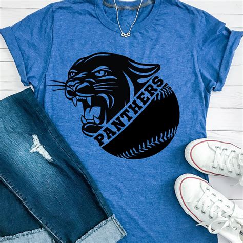 Panthers Svg Baseball Svg Panthers Baseball T Shirt Design Etsy
