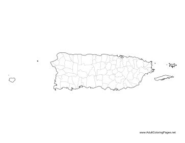 Various themes, artists, difficulty levels and styles. Puerto Rico Coloring Page