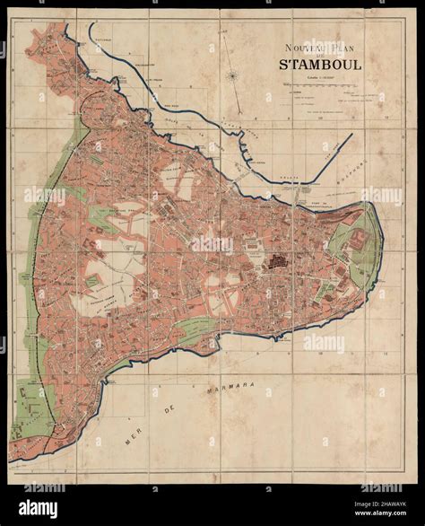 Mapa Vintage De Constantinopla Fotografías E Imágenes De Alta