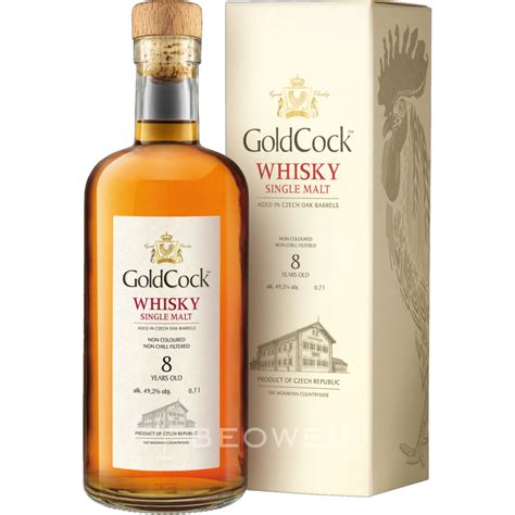 Gold Cock 8 Year Old Single Malt Whisky 07 L Beowein Shop