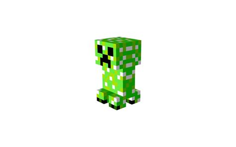 3d Creeper Pixel Art Minecraft Blog