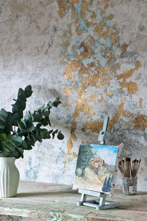 Venetian Plaster Inspired Wall By Annie Sloan Annie Sloan