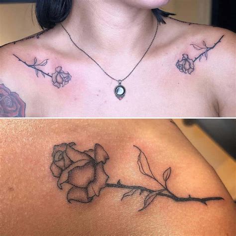 We have found 23 beautiful and small rose tattoos. Top 71 Best Small Rose Tattoo Ideas - 2021 Inspiration Guide