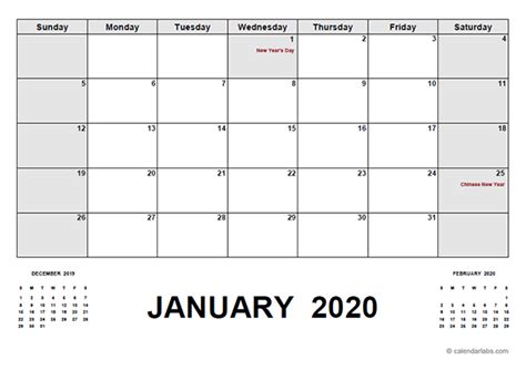 2020 Calendar With Philippines Holidays Pdf Free Printable Templates
