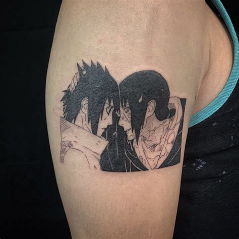 Sasuke And Itachi I Will Always Love You Naruto Shippuden Tattoo By
