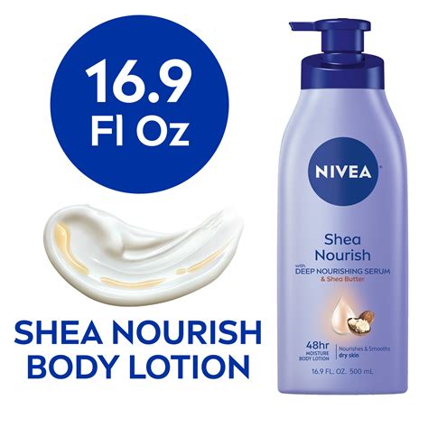 Nivea Shea Nourish Body Lotion Dry Skin Lotion With Shea Butter 169