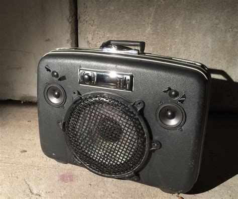 Upcycled Vintage Suitcase Boombox 8 Steps With Pictures Instructables