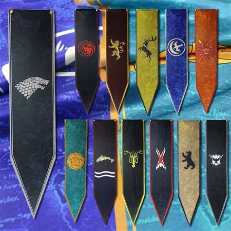 Hq Satin Game Of Thrones Banner Home Decorative Flag Westeros Map 7