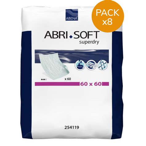 Alèse Jetable Abena Abri Soft Superdry 60x60 Pack Economique