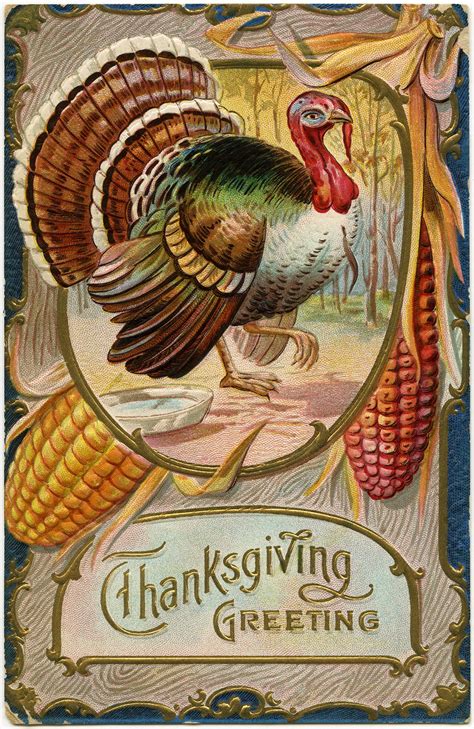 vintage thanksgiving images free old thanksgiving postcard antique thanksgiving card