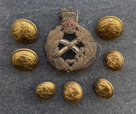 Original Ww Ww Era British Army Generals Cap Badge Buttons Picclick Uk