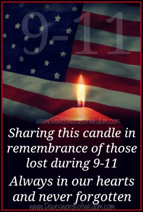 Sharing This Candle In Remembrance Of Those Lost During 9