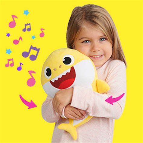 Pinkfong Baby Shark Baby Shark 10 Plush Doll With Sound Yellow Wowwee