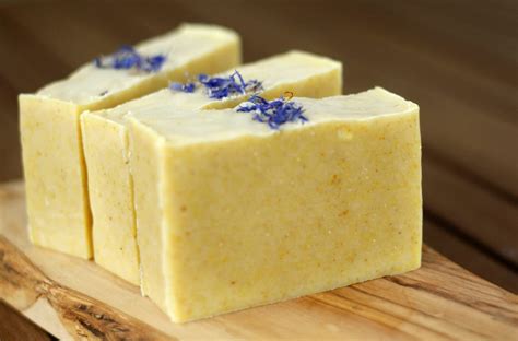 Natural soap colorants from your pantry and garden. Lemongrass Calendula Soap (Exploring Natural Colorants in ...