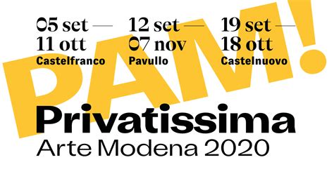 RosarydelsudArt News PAM Privatissima Arte Modena 2020