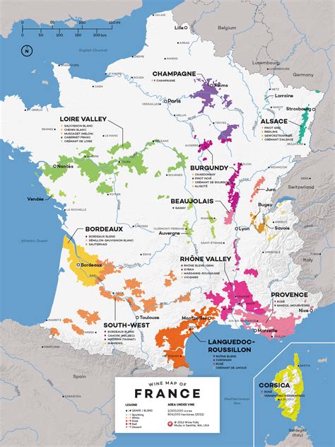 French Wine Exploration Map Wine Folly