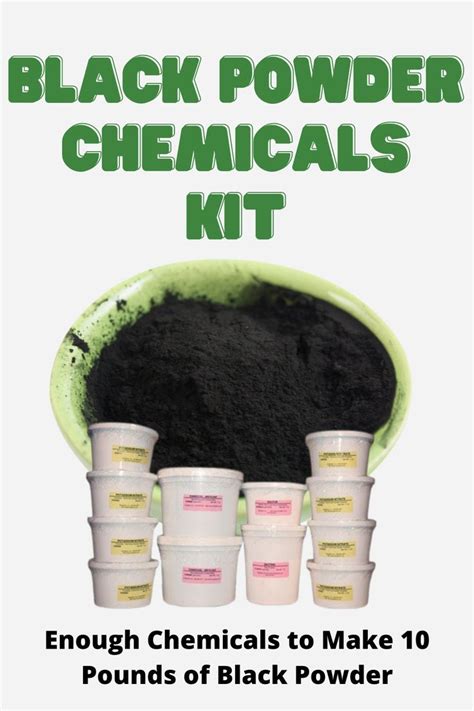 Black Powder Chemicals Kit Makes 10 Lbs Black Powder Making 10 10
