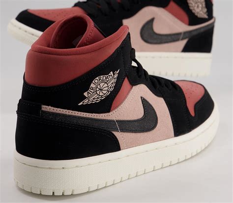 Price and other details may vary based on size and color. Jordan Air Jordan 1 Mid Particle Beige Black Canyon Rust ...