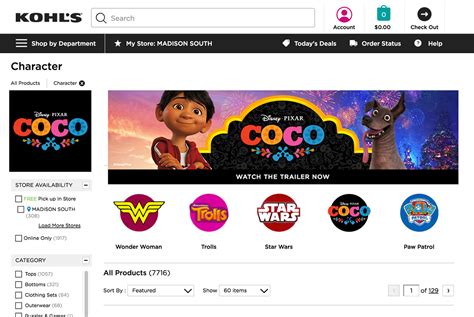 See screenshots, read the latest customer reviews, and compare ratings for kohls. Disney•Pixar Coco on Kohls.com on Behance