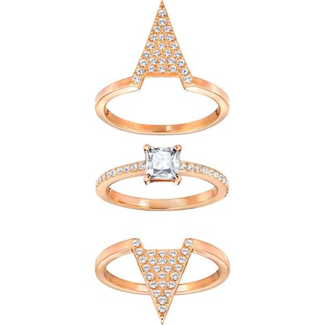 Affinez votre quête d'une bague swarovski pas chère. Bague Swarovski Classic Jewelry FANTASTIC-CZWH-CRY-ROS ...