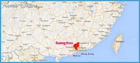 Guangzhou Map Travelsfinderscom