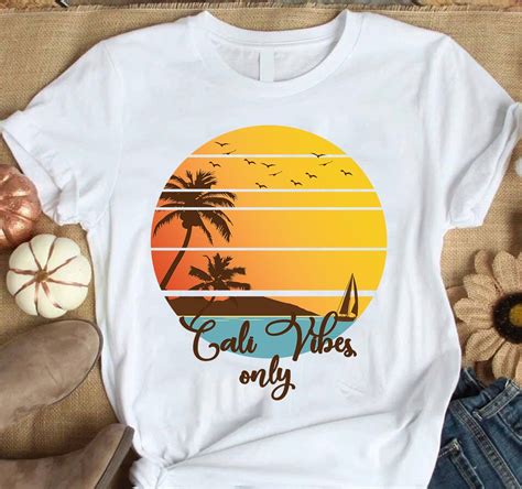 Cali Vibes Only Summer Vacation Short Sleeve Unisex T Shirt California