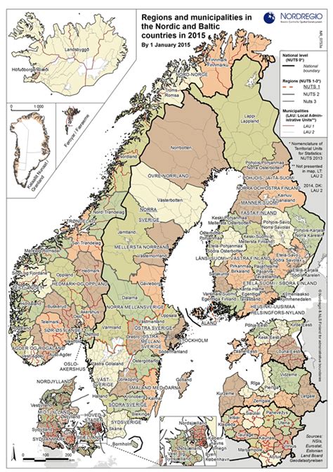 Regions And Municipalities In The Nordic And Baltic Countries In 2015