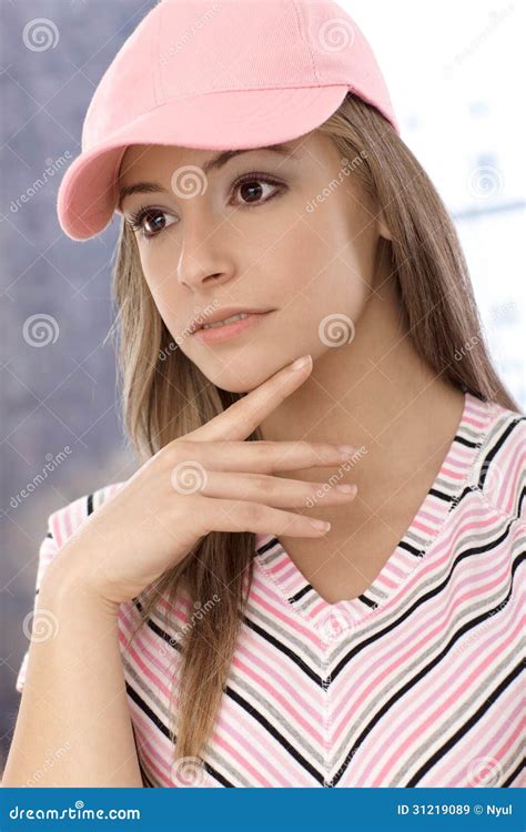 Portrait Of Sporty Girl Stock Image Image Of Alone Chin 31219089