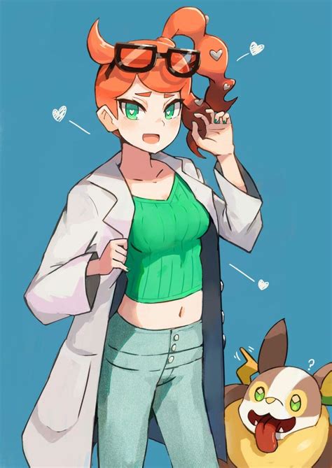 Professor Sonia Pokemon Waifu Pokemon Cute Pokemon
