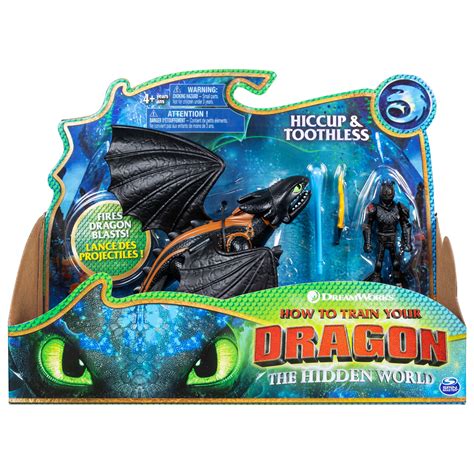 Buy Dreamworks Dragons Toothless And Hiccup Dragon With Armored