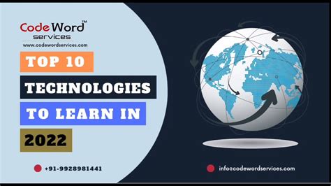 Top 10 Technologies To Learn In 2022 Data Science Cloud Computing