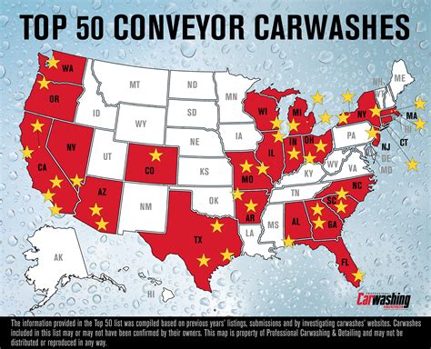 Top 50 Conveyor Carwash Map Professional Carwashing And Detailing