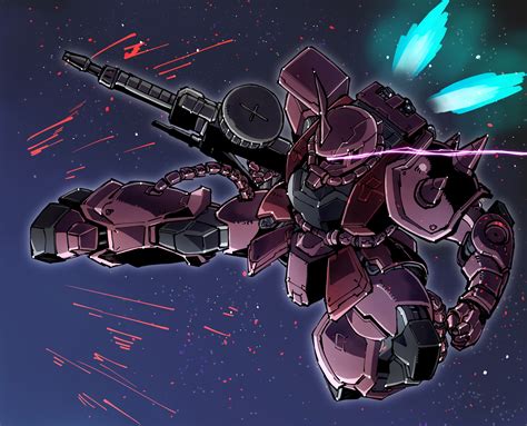Zaku Ii Chars Custom Mobile Suit Mobile Suit Gundam Anime Mechs